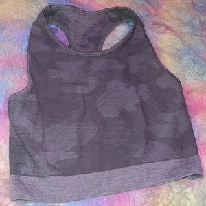 Camo sports bra